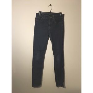 Express dark wash skinny jean